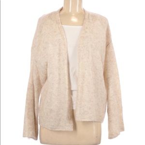 Wool/Mohair cozy Obey Cardigan/Sweater in Cream